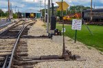 Track heading to the Depot